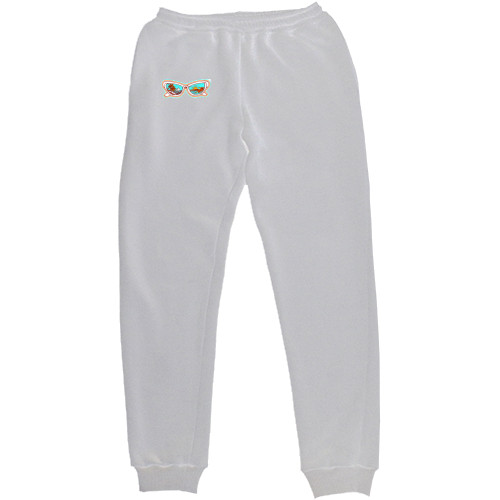 Women's Sweatpants - отдых-1_белый - Mfest