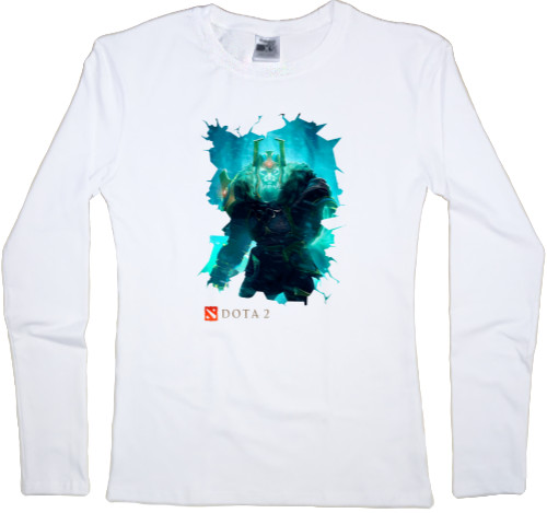 Women's Longsleeve Shirt - Wraith-King_белый - Mfest