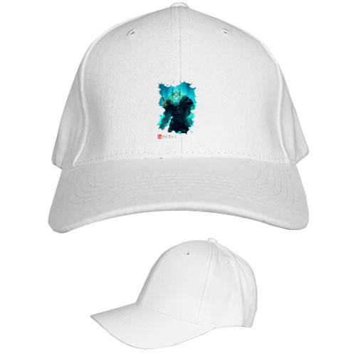 Kids' Baseball Cap 6-panel - Wraith-King_белый - Mfest