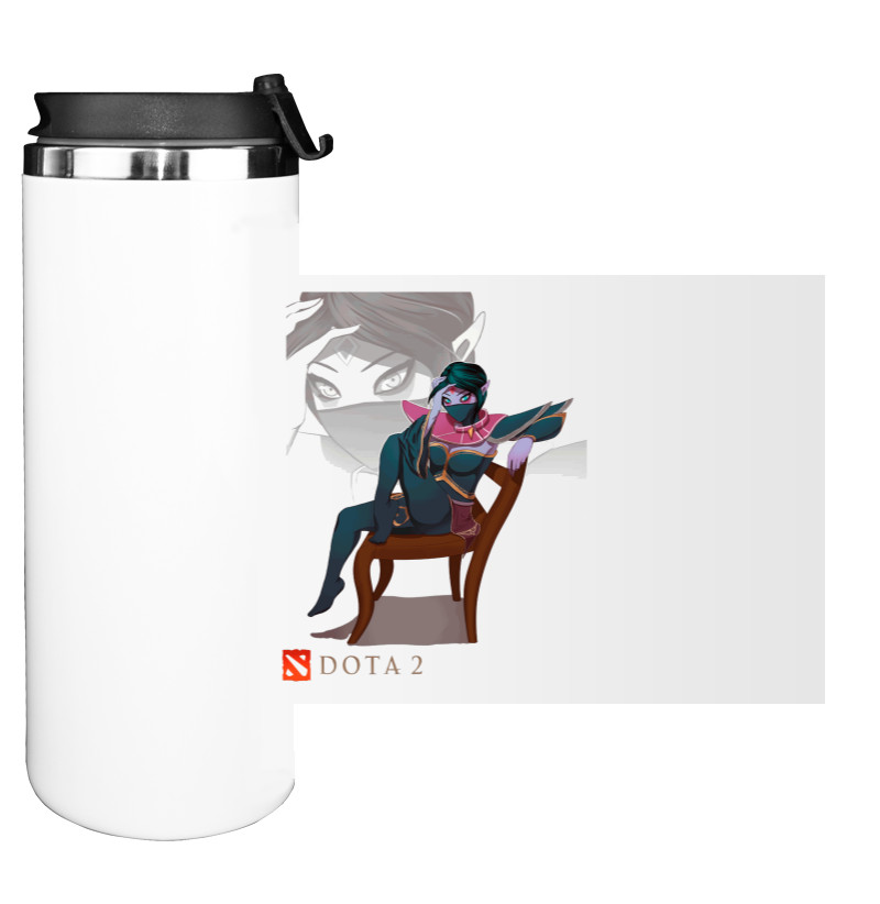 Water Bottle on Tumbler - Templar-Assassin_белый - Mfest