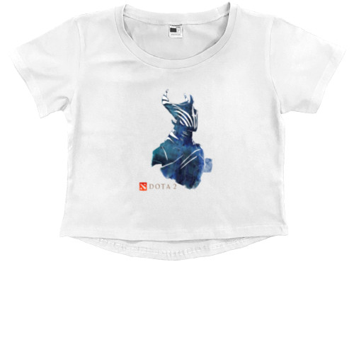 Kids' Premium Cropped T-Shirt - Razo_белый - Mfest