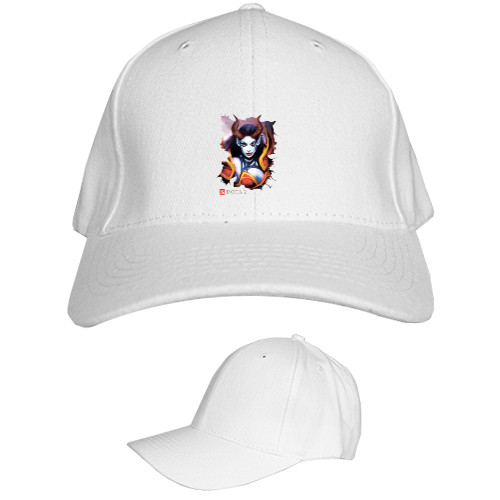 Kids' Baseball Cap 6-panel - Queen-of-pain-3_белый - Mfest