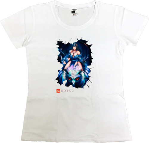 Women's Premium T-Shirt - Mirana_белый - Mfest