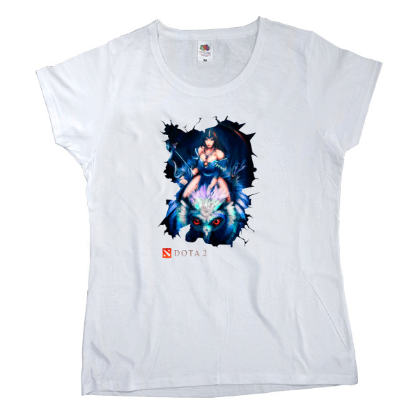 Women's T-shirt Fruit of the loom - Mirana_белый - Mfest