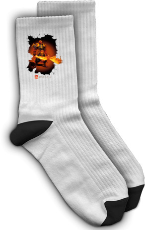 Socks - Ember-Spirit_белый - Mfest