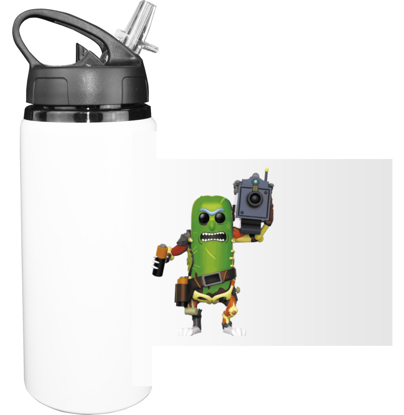 Sport Water Bottle - Огурчик-Рик-1 - Mfest