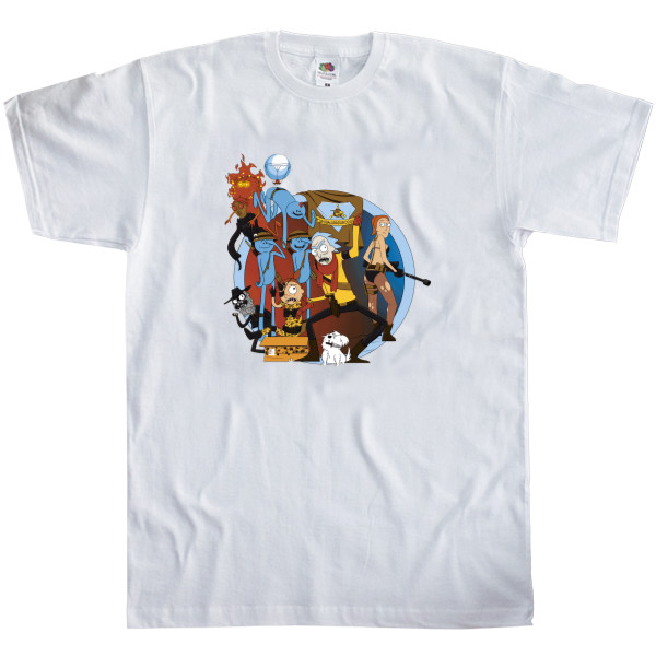 Kids' T-Shirt Fruit of the loom - Rick-and-Morty-Все-персонажи - Mfest