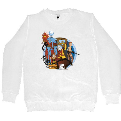 Women's Premium Sweatshirt - Rick-and-Morty-Все-персонажи - Mfest