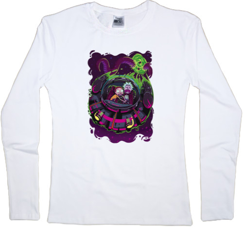 Women's Longsleeve Shirt - Rick-and-Morty-art-21 - Mfest