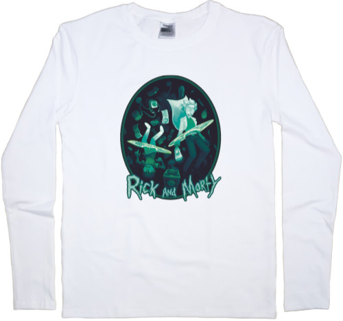 Men's Longsleeve Shirt - Rick-and-Morty-art-16 - Mfest