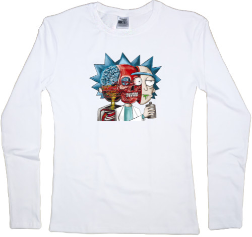 Women's Longsleeve Shirt - Rick-and-Morty-art - Mfest