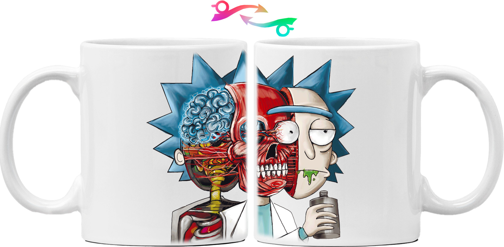 Кружка - Rick-and-Morty-art - Mfest