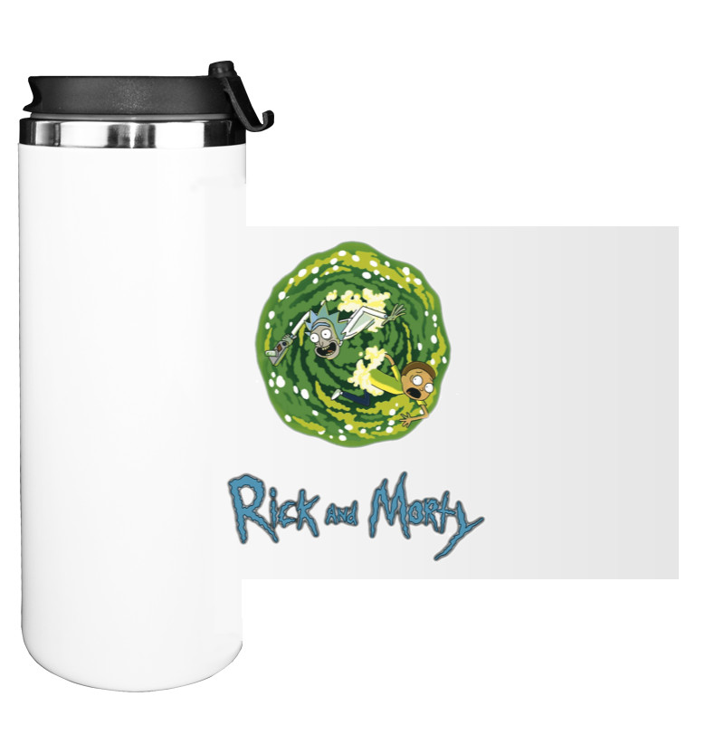 Water Bottle on Tumbler - Rick-and-Morty-2 - Mfest