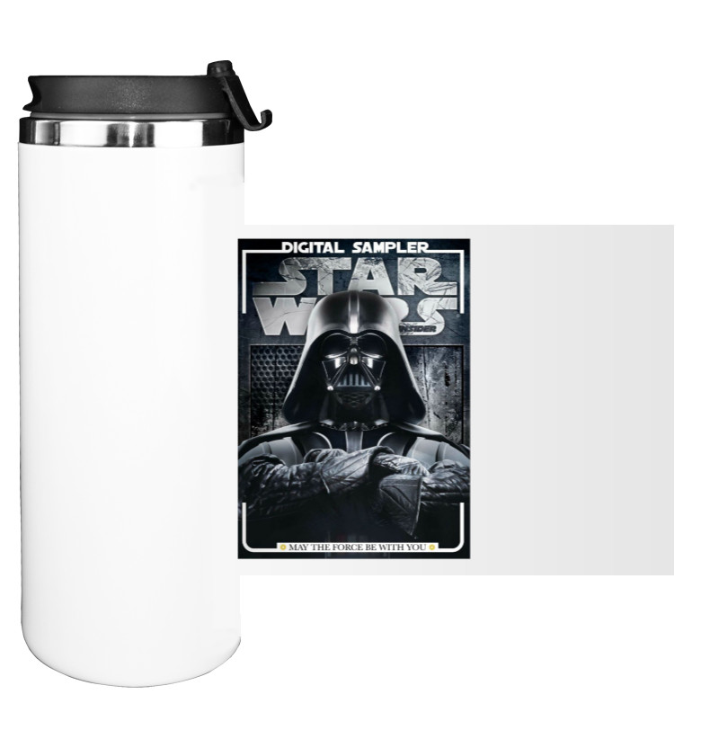 Water Bottle on Tumbler - May the force be with you - Mfest