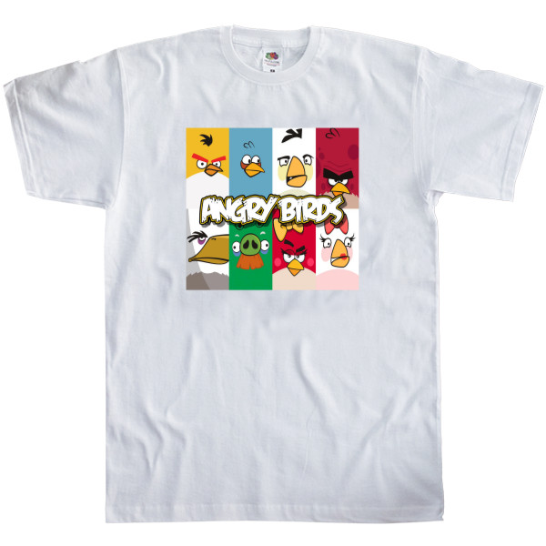 Men's T-Shirt Fruit of the loom - Angry Birds 9 - Mfest