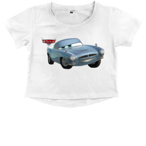 Kids' Premium Cropped T-Shirt - Тачки 11 - Mfest