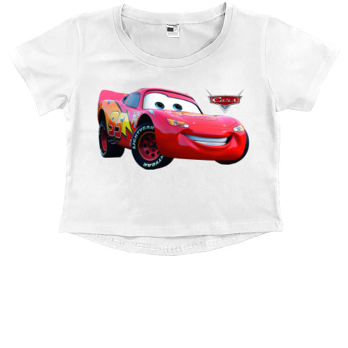 Kids' Premium Cropped T-Shirt - Тачки 7 - Mfest