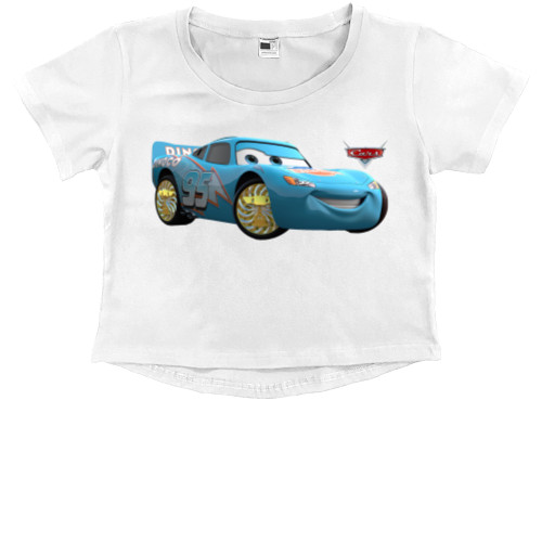 Kids' Premium Cropped T-Shirt - Тачки 6 - Mfest