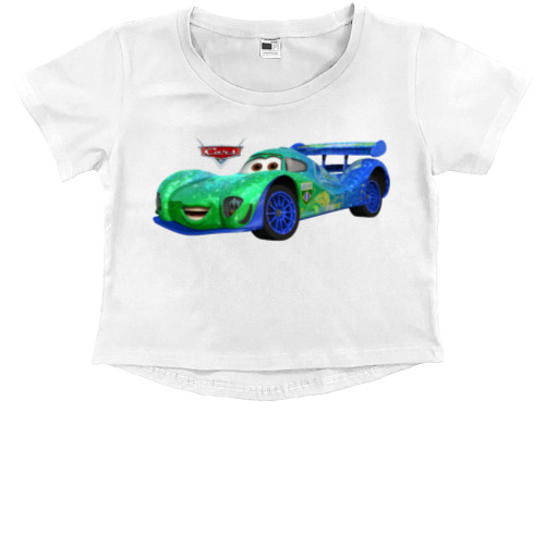 Kids' Premium Cropped T-Shirt - Тачки 4 - Mfest