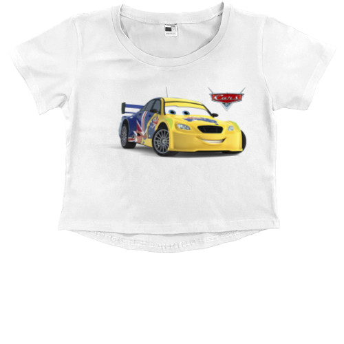 Kids' Premium Cropped T-Shirt - Тачки 3 - Mfest