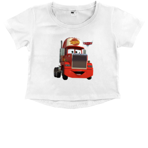 Kids' Premium Cropped T-Shirt - Тачки 1 - Mfest