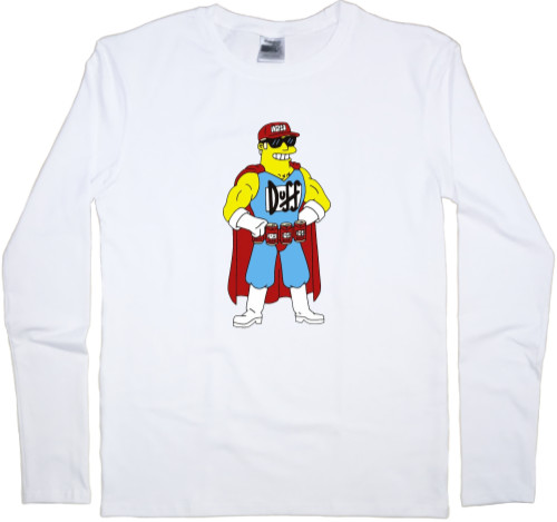 Men's Longsleeve Shirt - Simpsons Duffman - Mfest