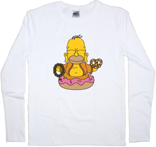 Men's Longsleeve Shirt - Simpson little art 3 - Mfest