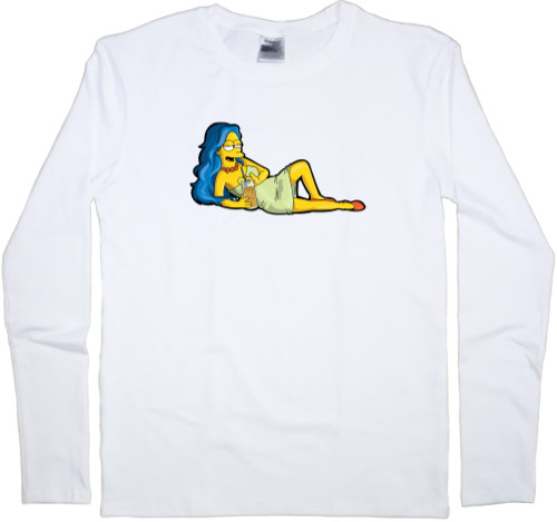 Men's Longsleeve Shirt - Marge Simpson 2 - Mfest