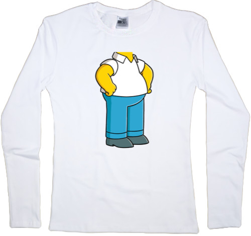 Simpson - Women's Longsleeve Shirt - Homer Simpson 8 - Mfest