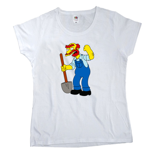 Women's T-shirt Fruit of the loom - Groundskeeper-Willie - Mfest