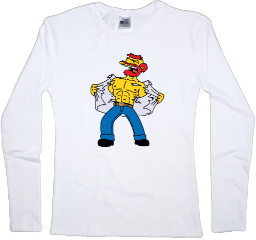 Women's Longsleeve Shirt - Groundskeeper Willie 2 - Mfest