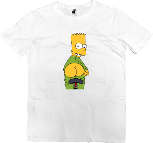 Футболка Премиум Мужская - Bart Simpson 4 - Mfest