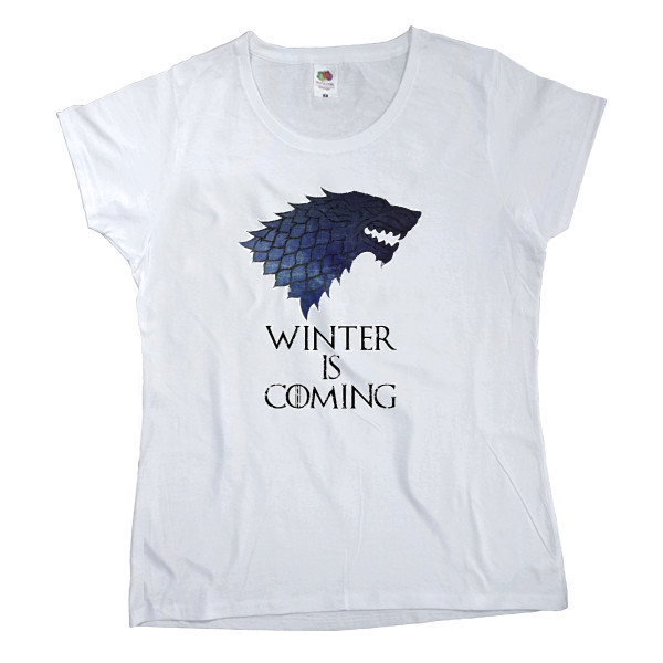 Women's T-shirt Fruit of the loom - Winter is coming 7 - Mfest