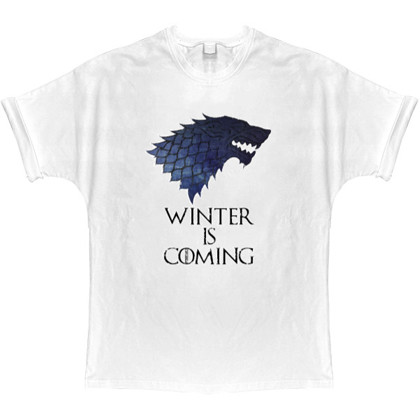 Футболка Оверсайз - Winter is coming 7 - Mfest