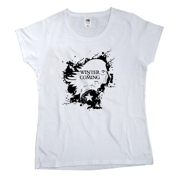 Women's T-shirt Fruit of the loom - Winter is coming 6 - Mfest