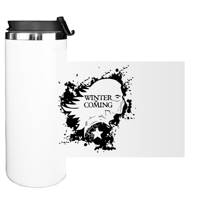 Water Bottle on Tumbler - Winter is coming 6 - Mfest