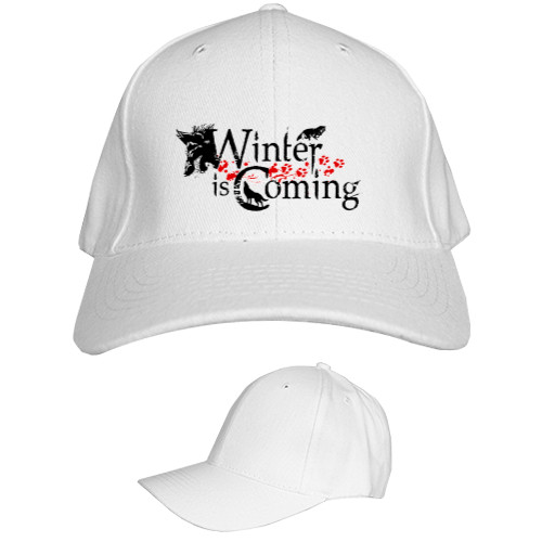 Kids' Baseball Cap 6-panel - Winter is coming 4 - Mfest