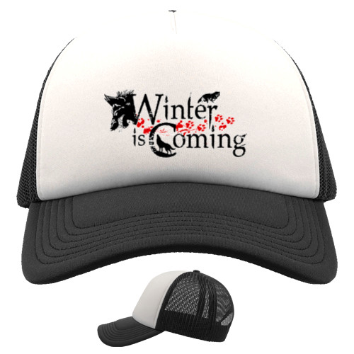 Kids' Trucker Cap - Winter is coming 4 - Mfest