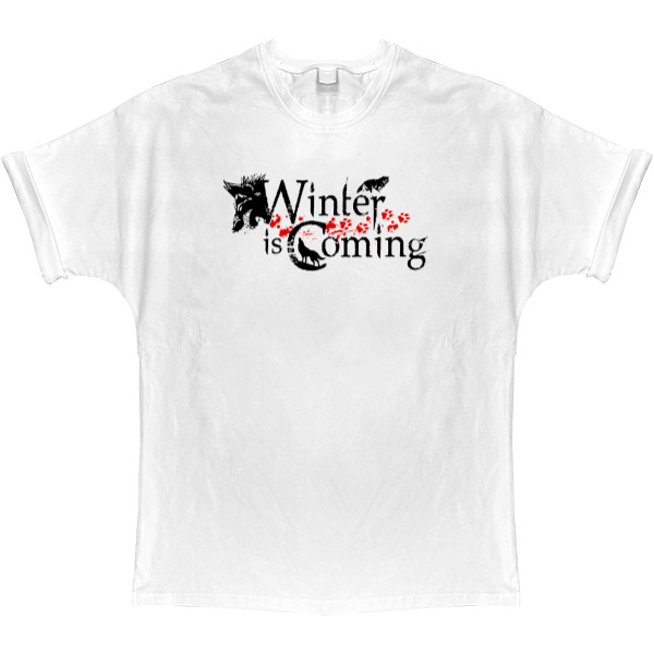 T-shirt Oversize - Winter is coming 4 - Mfest