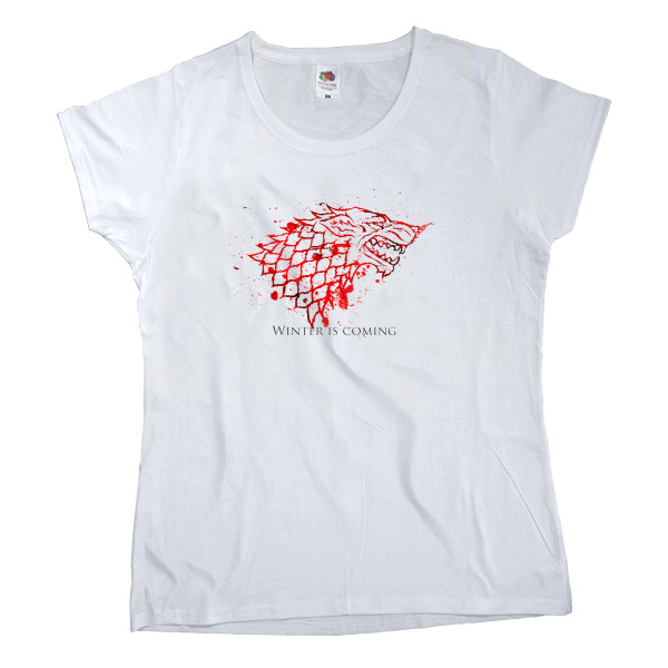 Women's T-shirt Fruit of the loom - Winter is coming 1 - Mfest