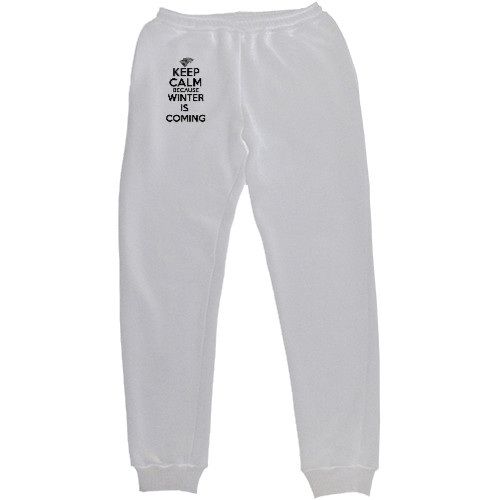 Women's Sweatpants - Keep calm winter is coming - Mfest