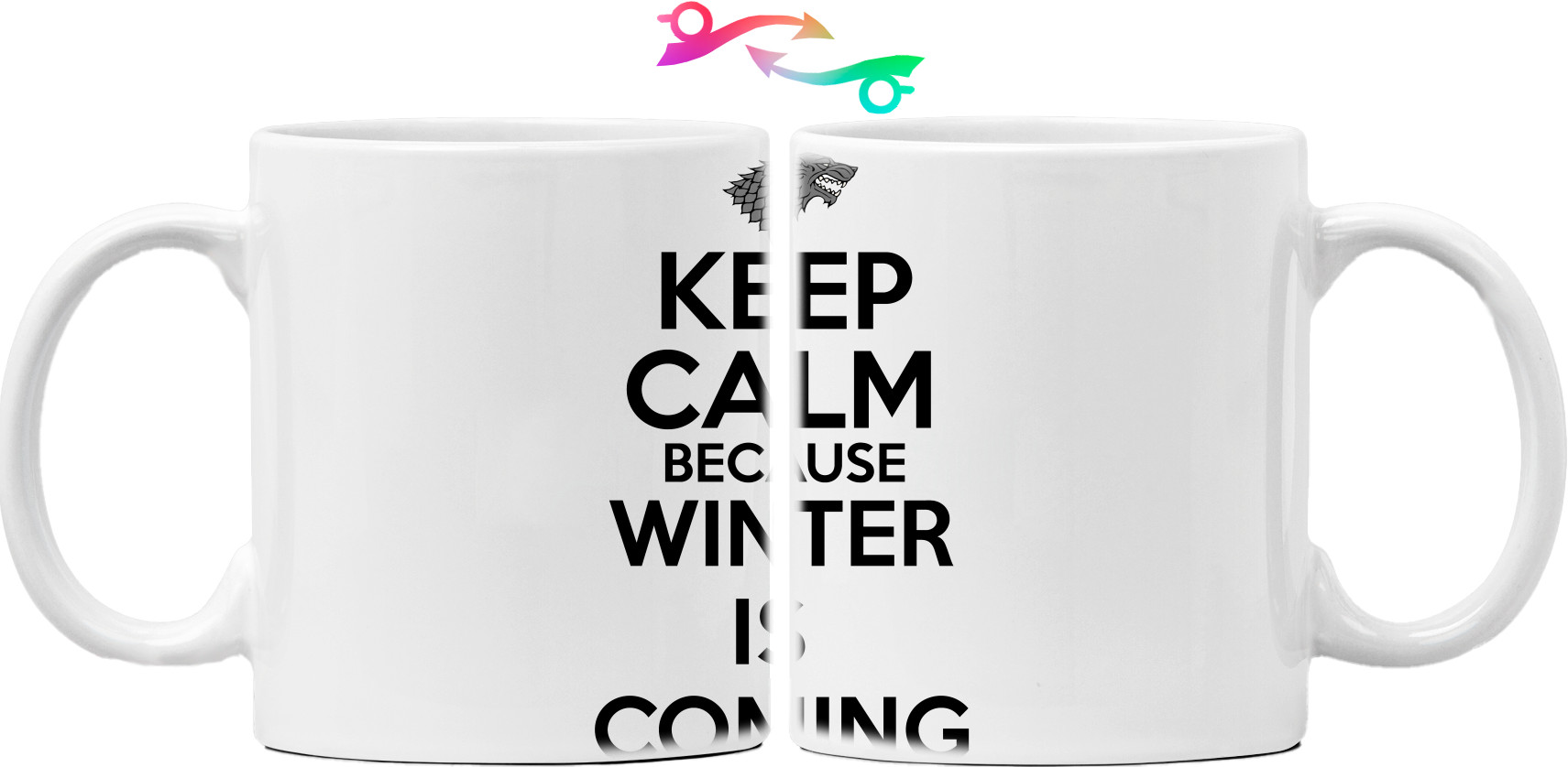 Кружка - Keep calm winter is coming - Mfest