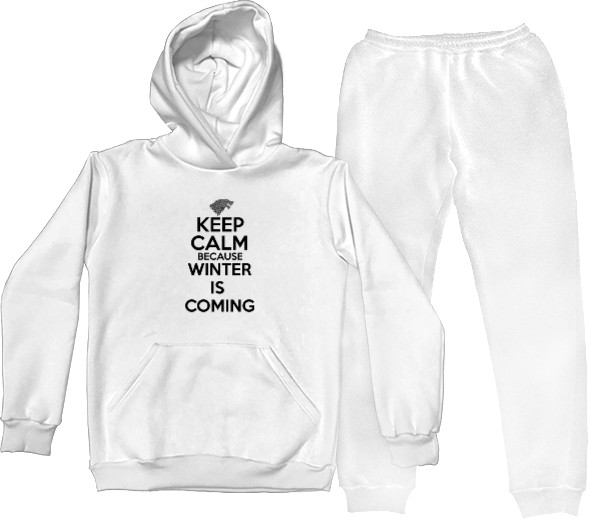 Sports suit for women - Keep calm winter is coming - Mfest