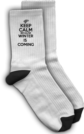 Socks - Keep calm winter is coming - Mfest