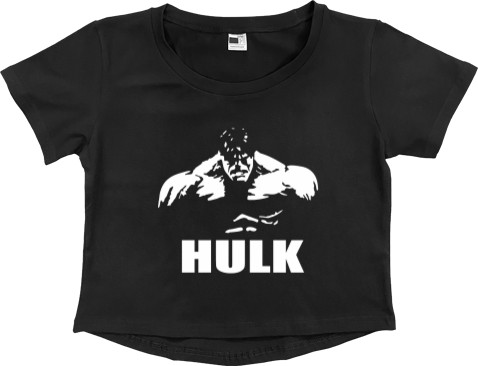 Women's Cropped Premium T-Shirt - Hulk 5 - Mfest