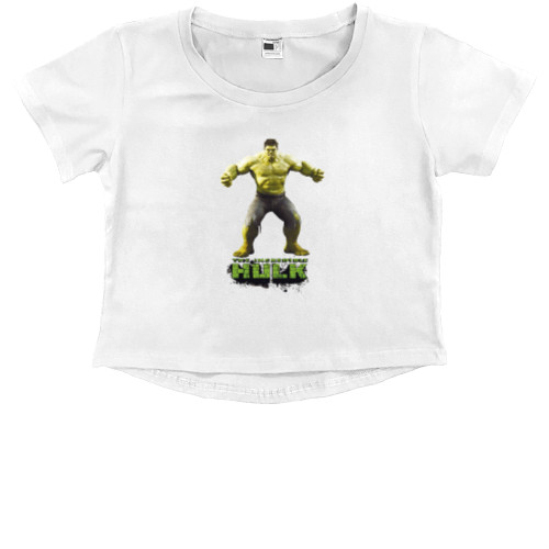 Kids' Premium Cropped T-Shirt - Hulk 1 - Mfest