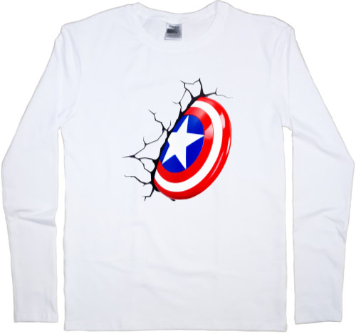 Men's Longsleeve Shirt - Captain America 17 - Mfest