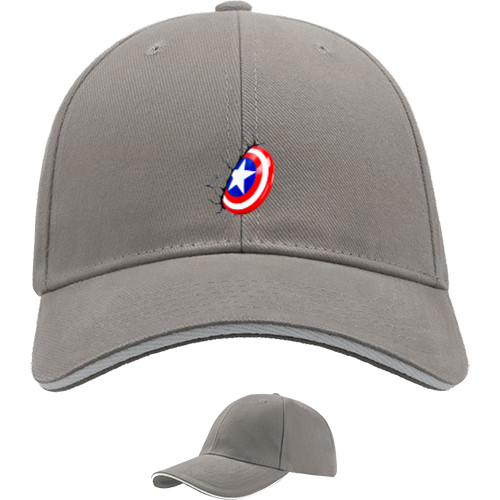 Sandwich Baseball Cap - Captain America 17 - Mfest