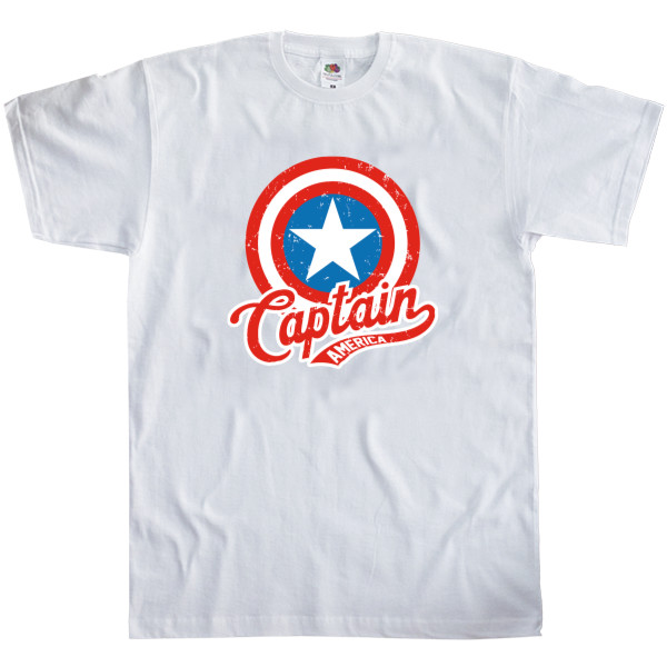 Kids' T-Shirt Fruit of the loom - Captain America 16 - Mfest