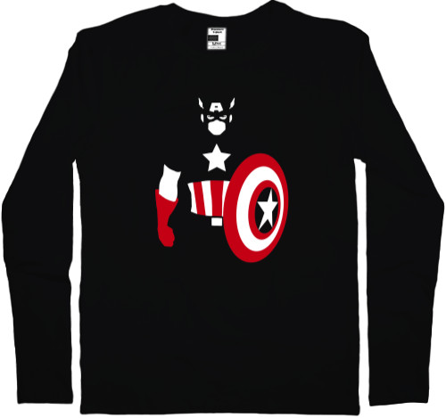 Kids' Longsleeve Shirt - Captain America 14 - Mfest